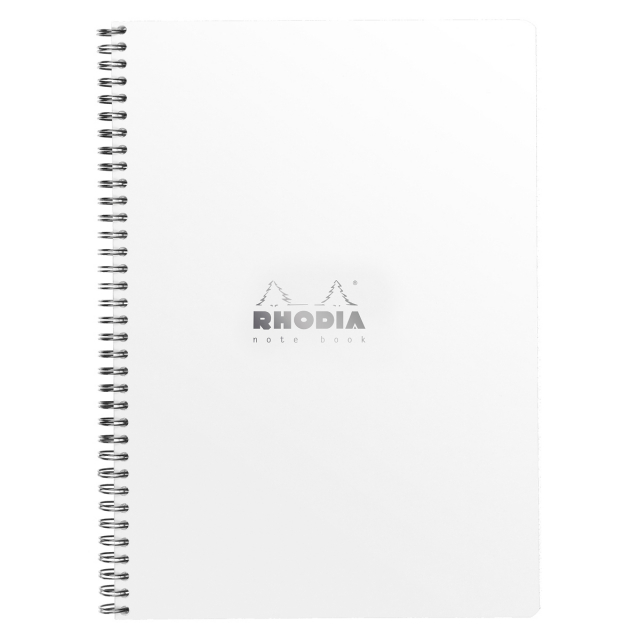 Notebook Spiral White A4 Squared