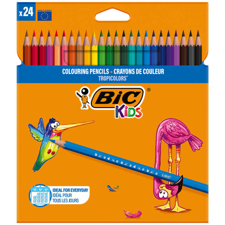 Kids Tropicolors Coloring Pencils 24-set in the group Kids / Kids' Pens / Coloring Pencils for Kids at Pen Store (100241)