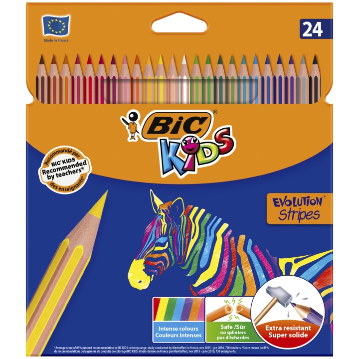 Kids Evolution Coloring Pencils 24-set in the group Kids / Kids' Pens / 5 Years+ at Pen Store (100245)