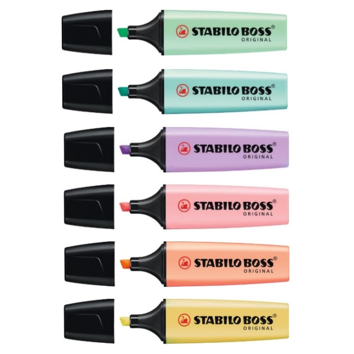 Boss Pastel Highlighter Singles in the group Pens / Office / Highlighters at Pen Store (100298_r)