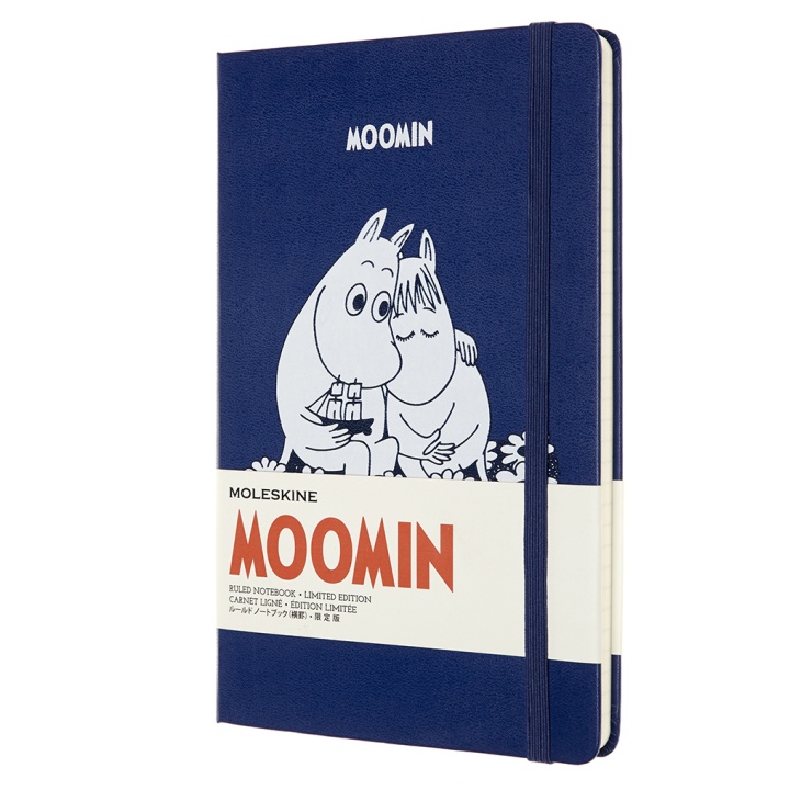 Hardcover Large Moomin Blue Ruled in the group Paper & Pads / Note & Memo / Notebooks & Journals at Pen Store (100373)
