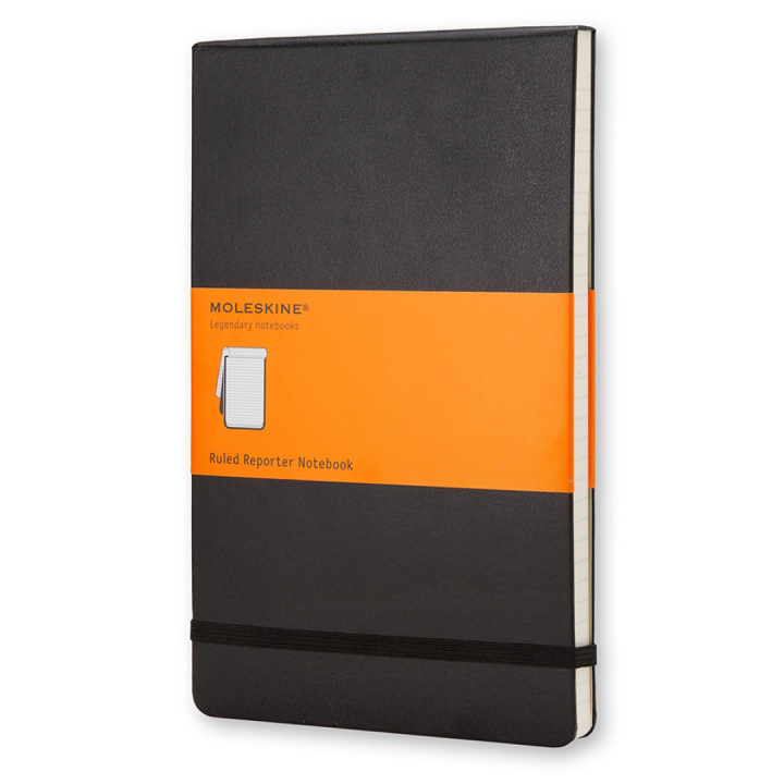Reporter Hardcover Notebook Pocket Black Ruled in the group Paper & Pads / Note & Memo / Notebooks & Journals at Pen Store (100374)