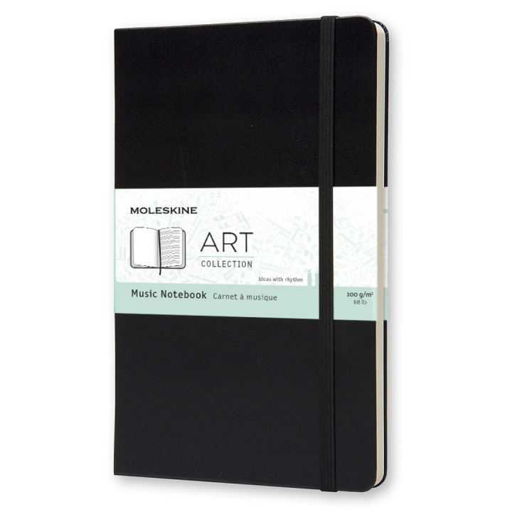 Music Notebook ART collection Large Black in the group Paper & Pads / Note & Memo / Notebooks & Journals at Pen Store (100376)
