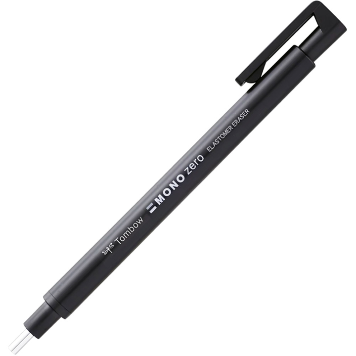 Mono Zero Eraser Round Black in the group Pens / Pen Accessories / Erasers at Pen Store (100952)