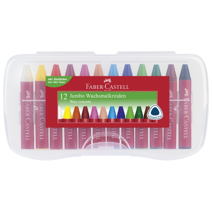 Jumbo Wax Crayons - Set of 12 in the group Kids / Kids' Pens / Crayons for Kids at Pen Store (101415)