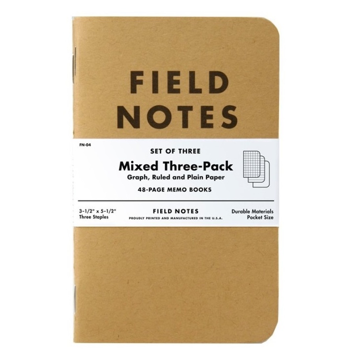 Memo Book Mixed 3-pack in the group Paper & Pads / Note & Memo / Writing & Memo Pads at Pen Store (101426)