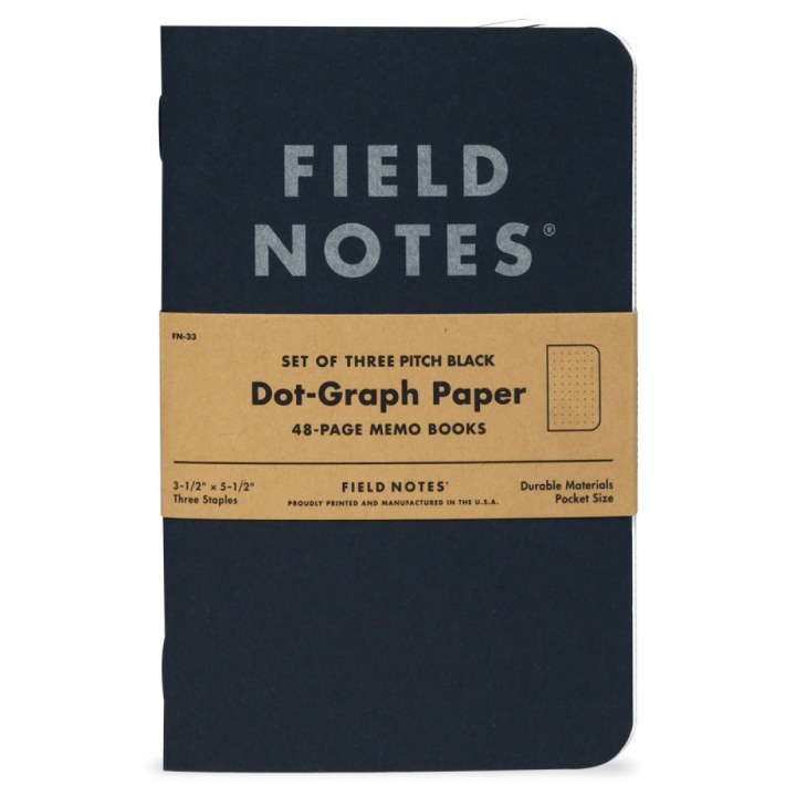 Memo Book Dotted 3-pack in the group Paper & Pads / Note & Memo / Notebooks & Journals at Pen Store (101429)