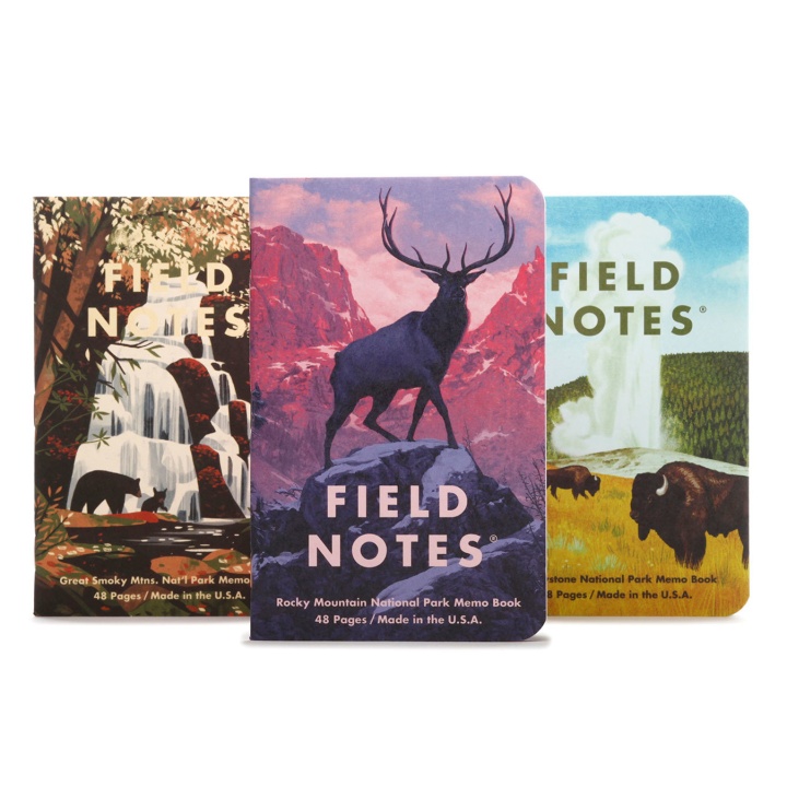 National Parks Series C 3-Pack in the group Paper & Pads / Note & Memo / Writing & Memo Pads at Pen Store (101438)