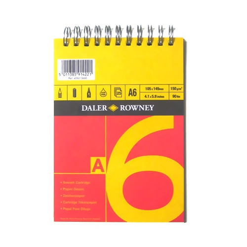 Sketch pad Spiral 150g A6 in the group Paper & Pads / Artist Pads & Paper / Drawing & Sketch Pads at Pen Store (101447)