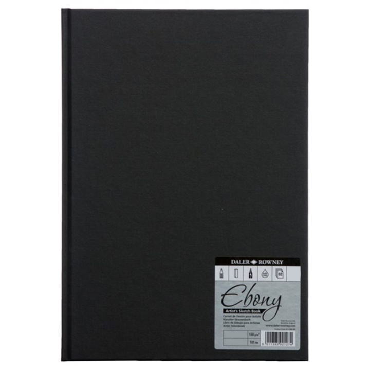 Ebony Artist's Sketch Book A5 in the group Paper & Pads / Artist Pads & Paper / Sketchbooks at Pen Store (101476)