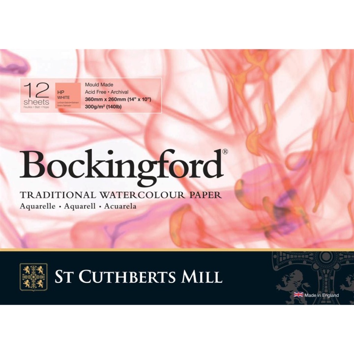 Bockingford Watercolour paper HP 300g 36x26cm in the group Paper & Pads / Artist Pads & Paper / Watercolor Pads at Pen Store (101492)