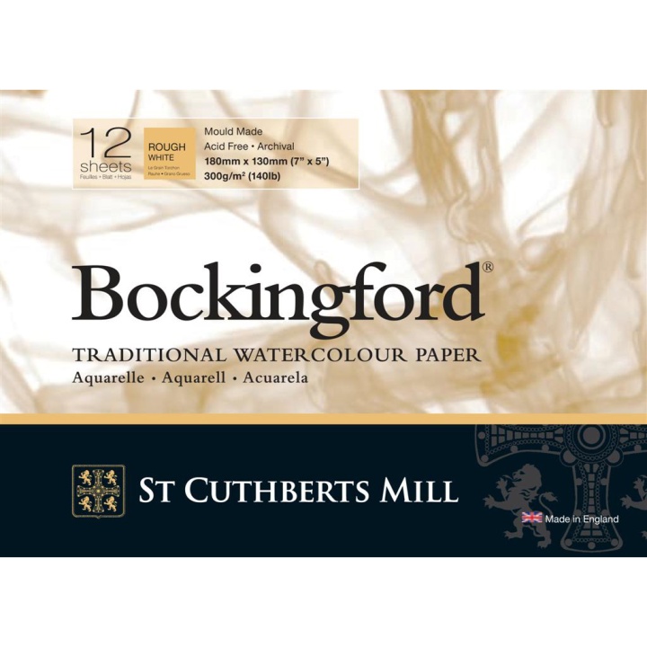 Bockingford Watercolour paper Rough 300g 18x13cm in the group Paper & Pads / Artist Pads & Paper / Watercolor Pads at Pen Store (101499)