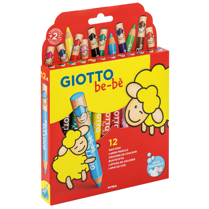 Be-bè Coloring Pencils 12-set in the group Kids / Kids' Pens / Coloring Pencils for Kids at Pen Store (101597)