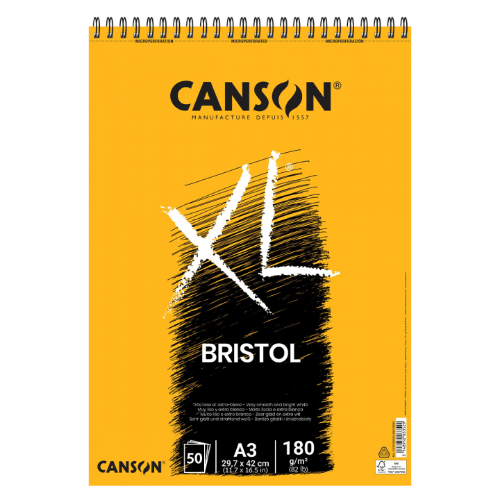 XL Bristol 180g A3 in the group Paper & Pads / Artist Pads & Paper / Marker Pads at Pen Store (101611)