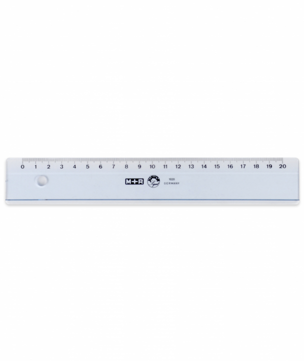Ruler plastic 20 cm in the group Hobby & Creativity / Hobby Accessories / Rulers at Pen Store (102243)