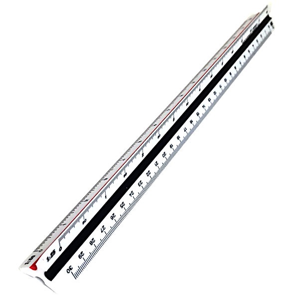 Scale ruler 30 cm 20-125 in the group Hobby & Creativity / Hobby Accessories / Rulers at Pen Store (102250)