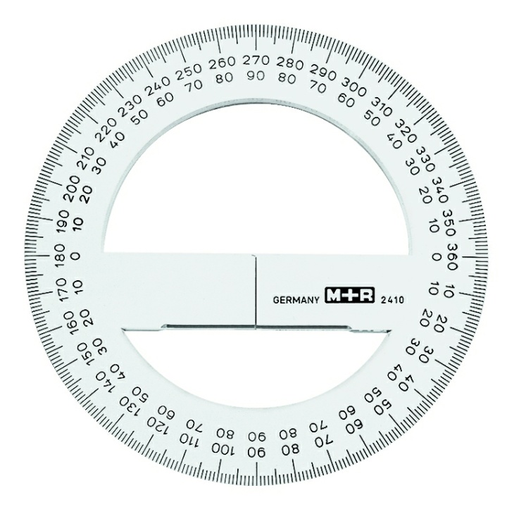 Full-circle protractor in the group Hobby & Creativity / Hobby Accessories / Rulers at Pen Store (102267)