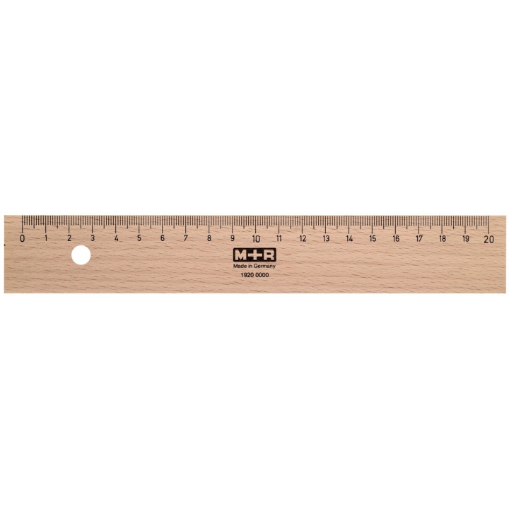 Wooden Ruler 20 cm in the group Hobby & Creativity / Hobby Accessories / Rulers at Pen Store (102289)
