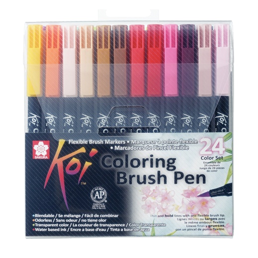 Koi Colouring Brush Pen 24-set in the group Pens / Artist Pens / Brush Pens at Pen Store (102307)