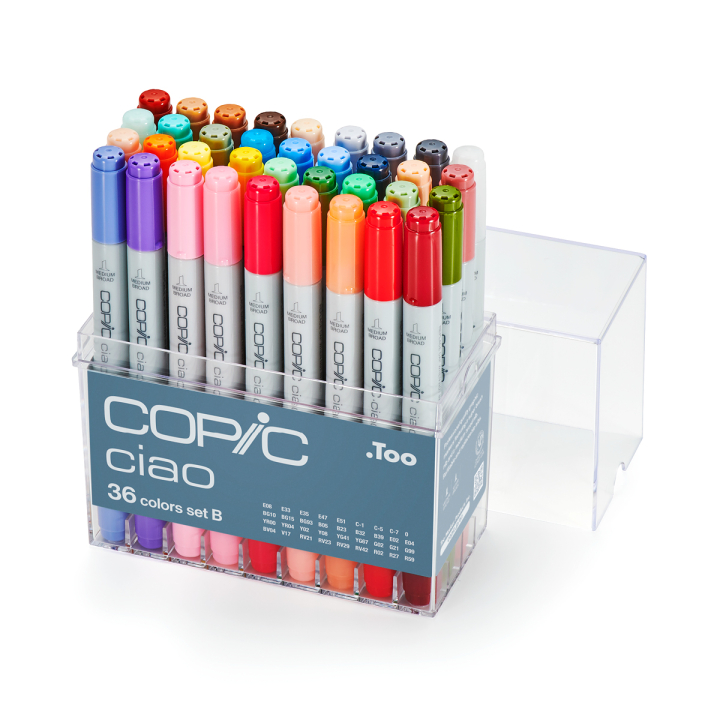 Ciao 36-set B in the group Pens / Artist Pens / Felt Tip Pens at Pen Store (103308)