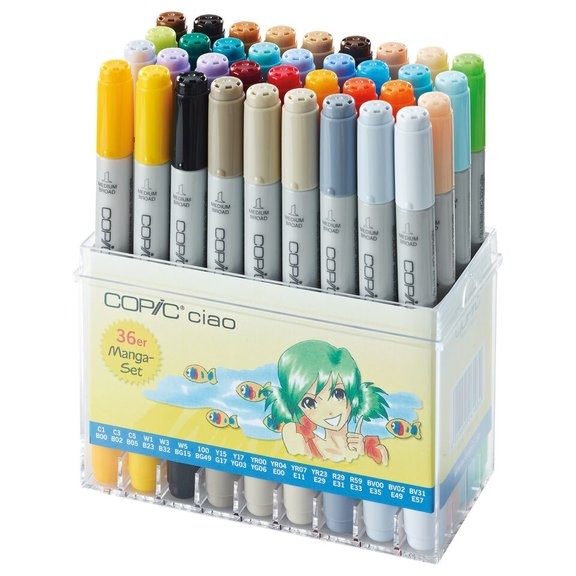 Ciao Manga 36-set in the group Pens / Artist Pens / Felt Tip Pens at Pen Store (103507)
