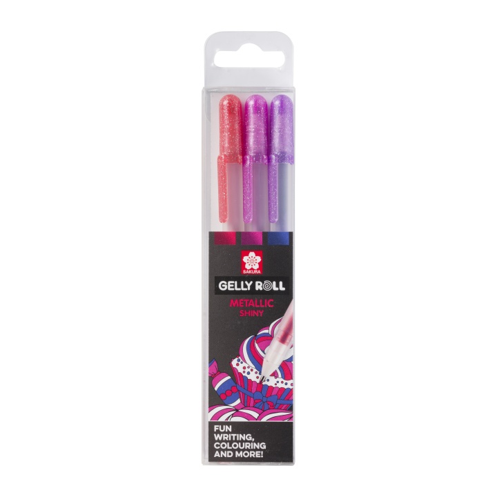 Gelly Roll Metallic Sweets 3-pack in the group Pens / Writing / Gel Pens at Pen Store (103587)