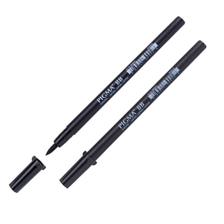 Pigma Brush Pen Black in the group Pens / Writing / Fineliners at Pen Store (103803_r)
