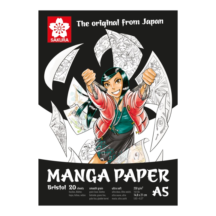 Manga Drawing Pad A5 in the group Paper & Pads / Artist Pads & Paper / Drawing & Sketch Pads at Pen Store (103850)