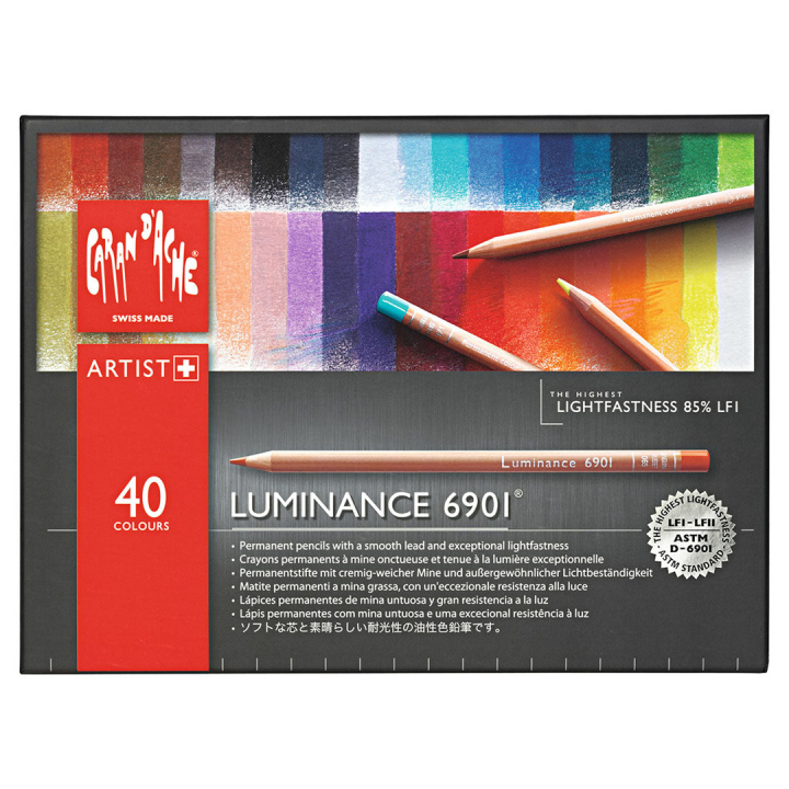 Luminance 6901 40-set in the group Pens / Artist Pens / Coloured Pencils at Pen Store (104930)