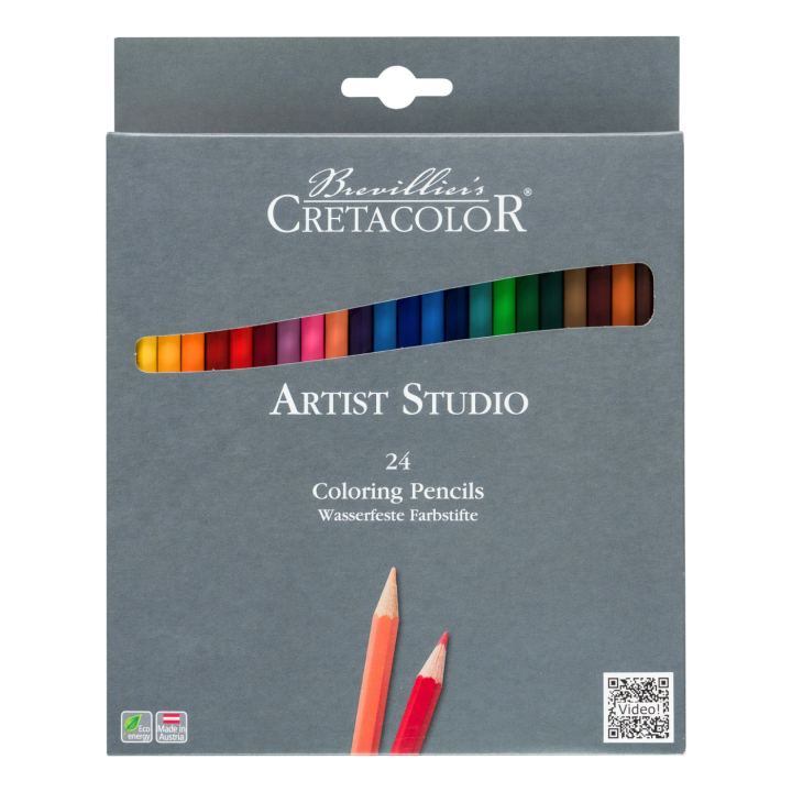 Artist Studio Coloring pencils 24-pack in the group Pens / Artist Pens / Coloured Pencils at Pen Store (105030)