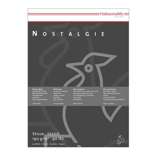 Nostalgie Sketch pad A4 in the group Paper & Pads / Artist Pads & Paper / Drawing & Sketch Pads at Pen Store (105163)