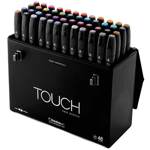 Twin Marker 48-set in the group Pens / Artist Pens / Illustration Markers at Pen Store (105530)