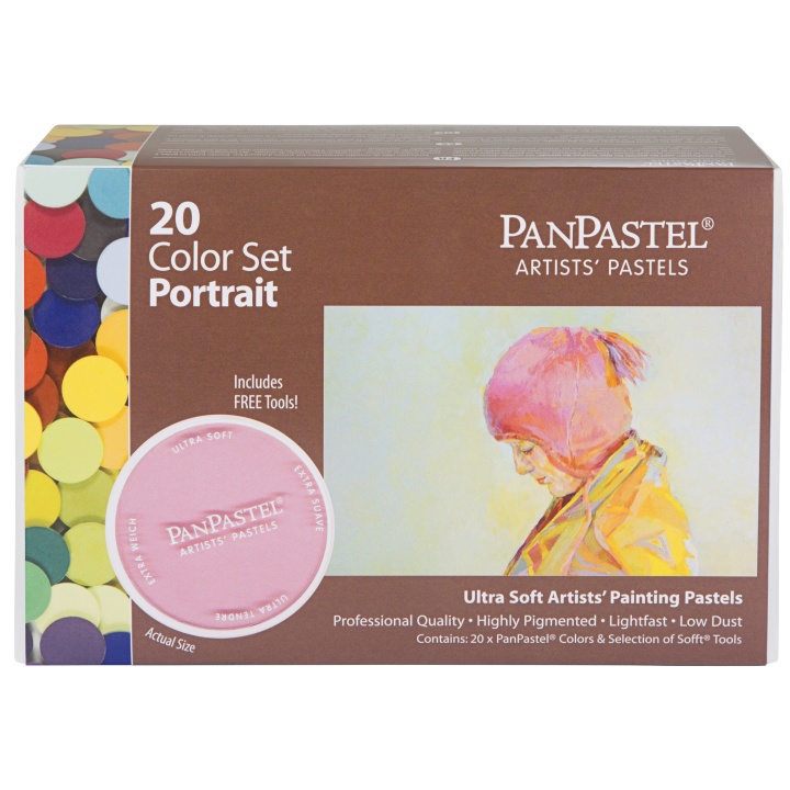 Portrait 20-set in the group Art Supplies / Artist colours / Pastels at Pen Store (106068)
