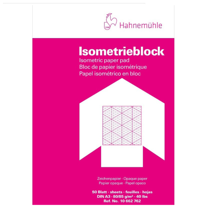 Isometric Paper Pad A4 in the group Paper & Pads / Artist Pads & Paper / Tracing Paper at Pen Store (106221)