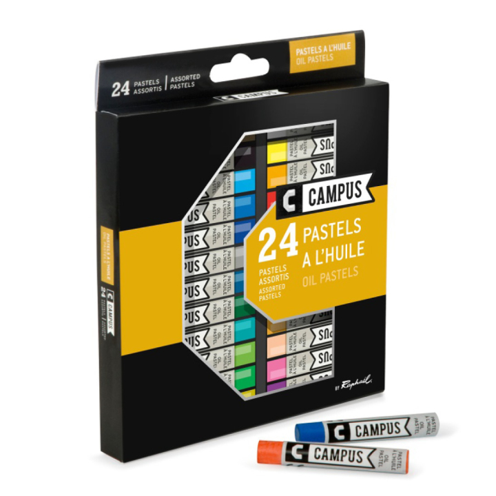 Campus 24 Pastels in the group Art Supplies / Crayons & Graphite / Pastel Crayons at Pen Store (106246)