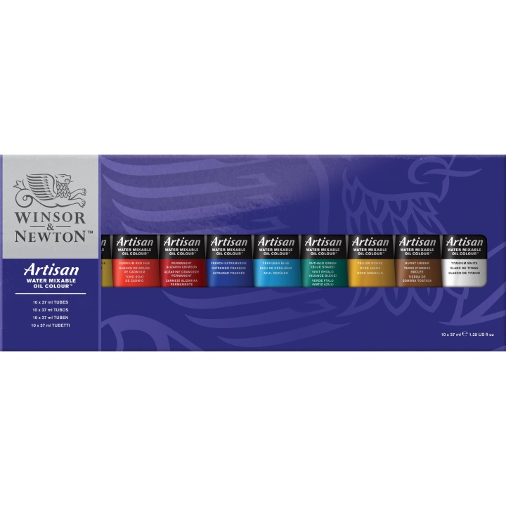Artisan Water Mixable Oil Colour 37 ml 10-set in the group Art Supplies / Artist colours / Oil Paint at Pen Store (107251)