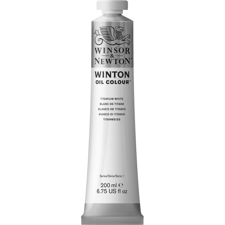 Winton Oil Color 200 ml Zinc white 748 in the group Art Supplies / Artist colours / Oil Paint at Pen Store (107445)
