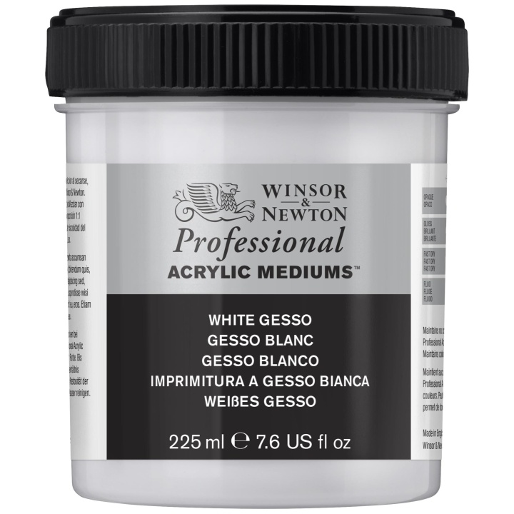 Professional AA White Gesso 225 ml in the group Art Supplies / Mediums & Varnishes / Gessos & Primers at Pen Store (107495)