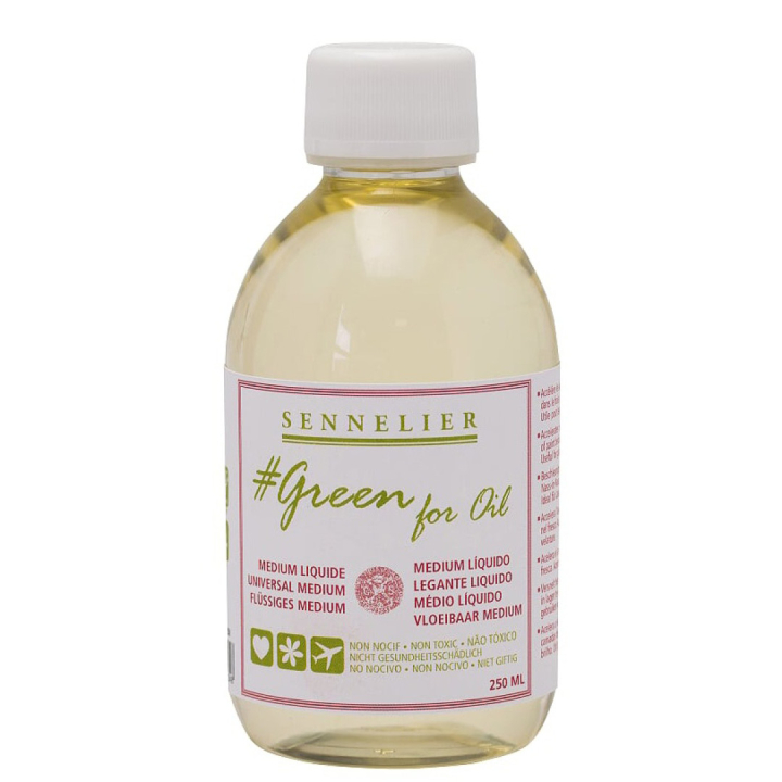 Green For Oil Liquid Medium 250 ml in the group Art Supplies / Mediums & Varnishes / Oil Mediums at Pen Store (107500)
