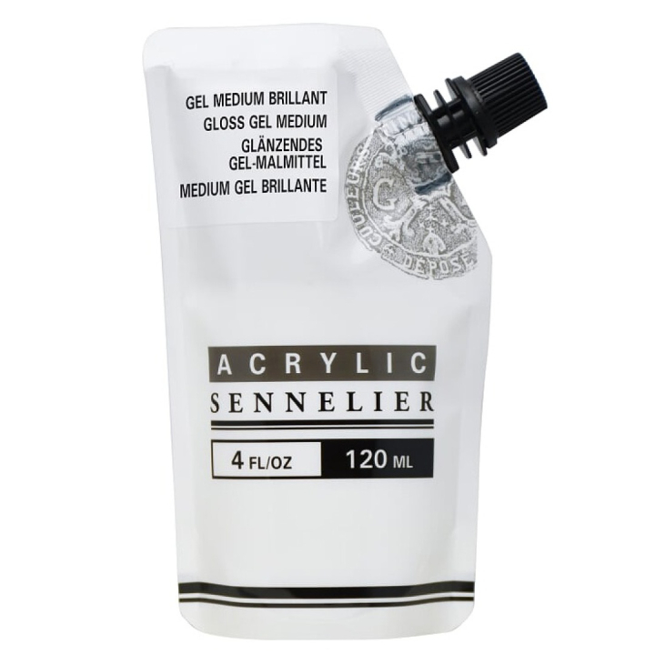 Abstract Gloss Gel 120 ml in the group Art Supplies / Mediums & Varnishes / Acrylic Mediums at Pen Store (107527)