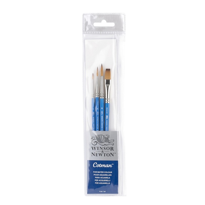 Cotman Brush 4-set in the group Art Supplies / Brushes / Synthetic Brushes at Pen Store (107654)