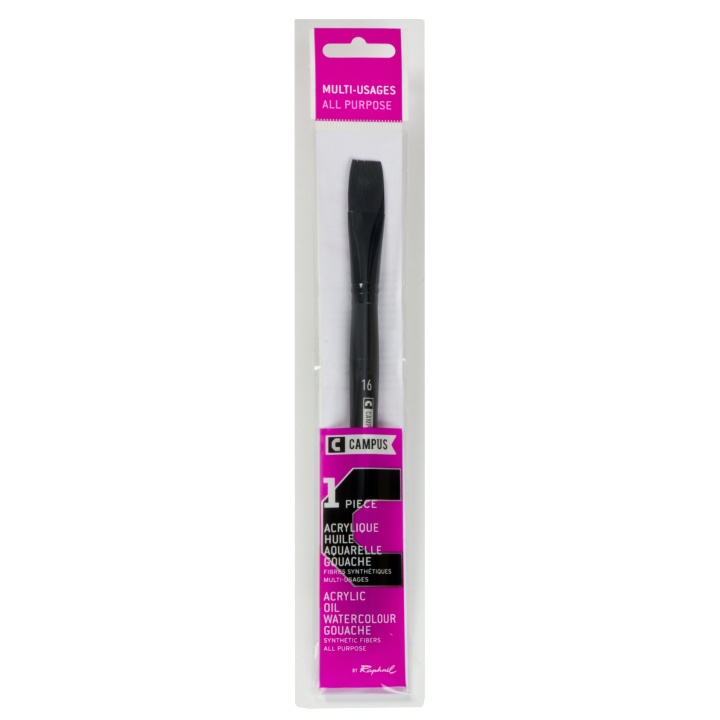 Campus Brush Flat St 16 in the group Art Supplies / Brushes / Synthetic Brushes at Pen Store (108387)