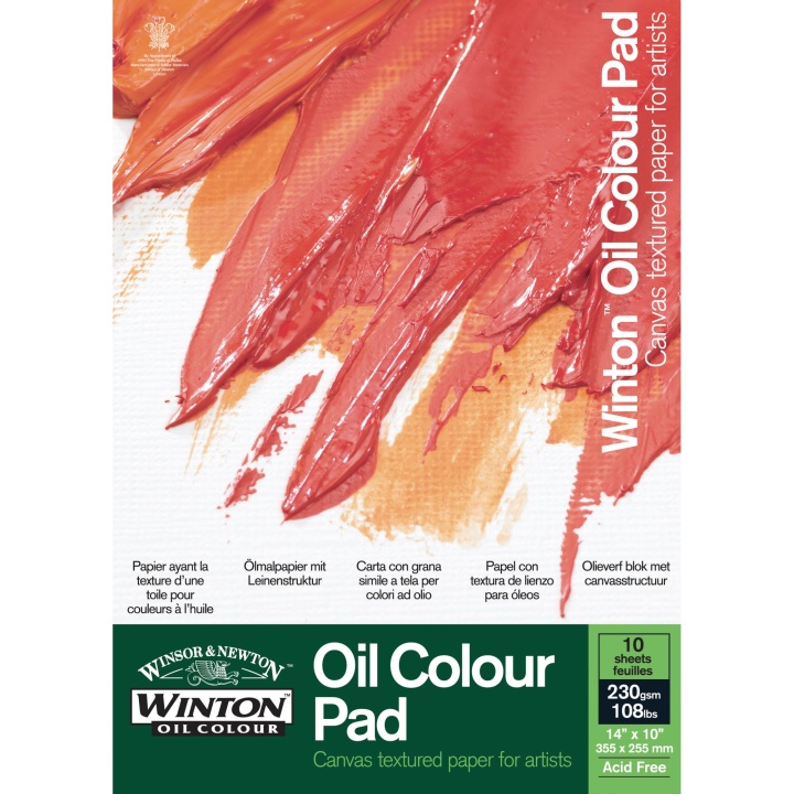 Winton Oil Colour Paper Pad 230g A4