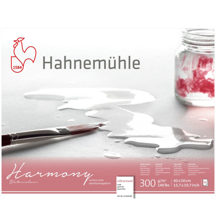 Watercolour Paper Harmony CP 300g 40×50cm in the group Paper & Pads / Artist Pads & Paper / Watercolour Pads at Pen Store (108749)