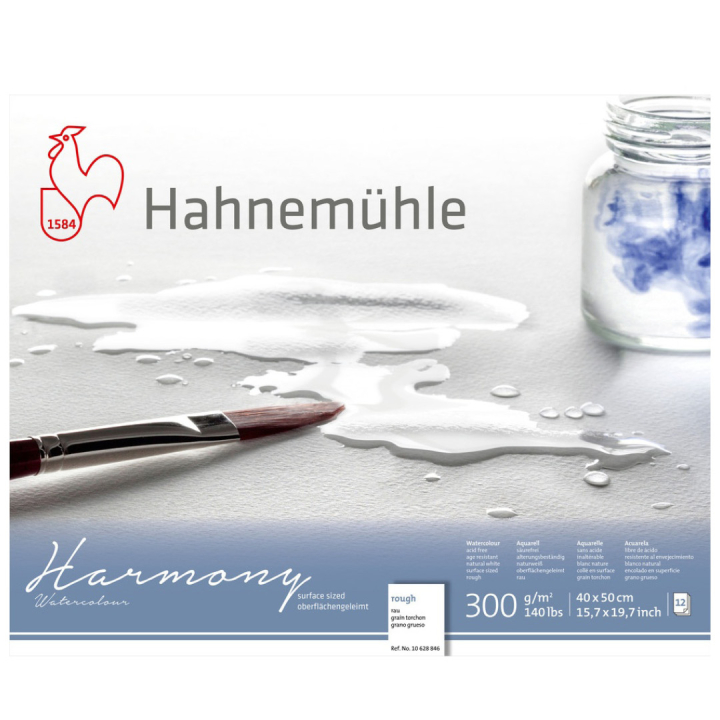 Watercolour Paper Harmony Rough 300g 40x50cm in the group Paper & Pads / Artist Pads & Paper / Watercolour Pads at Pen Store (108755)
