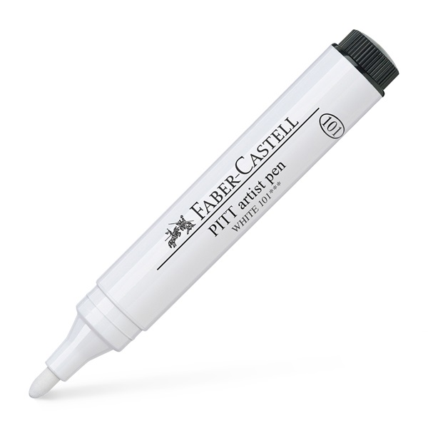 PITT Artist Pen White 1.5 mm in the group Pens / Artist Pens / Illustration Markers at Pen Store (108842)