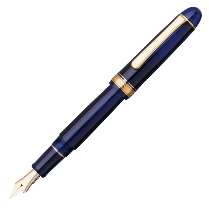 #3776 Century Gold Trim Fountain Pen Chartres Blue in the group Pens / Fine Writing / Fountain Pens at Pen Store (109833_r)