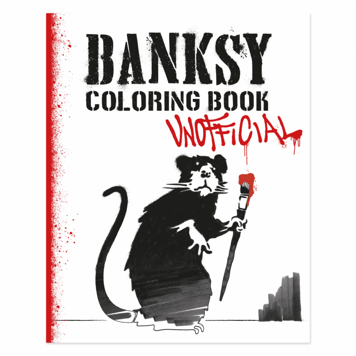 Banksy Coloring Book in the group Hobby & Creativity / Books / Adult Coloring Books at Pen Store (111783)