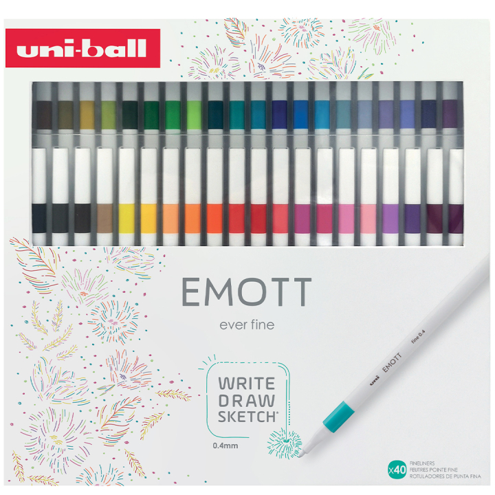 Emott 40-set in the group Pens / Artist Pens / Illustration Markers at Pen Store (111841)