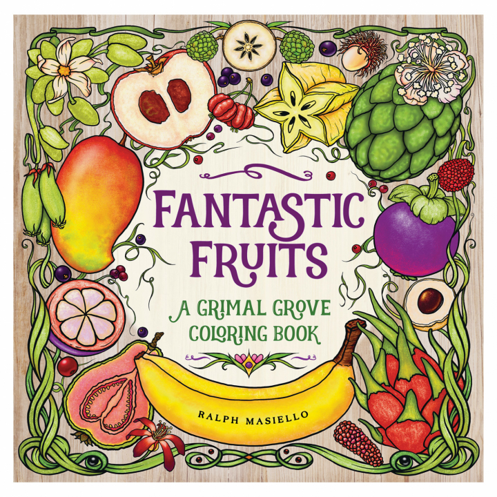 Fantastic Fruits - A Grimal Grove Coloring Book in the group Hobby & Creativity / Books / Adult Coloring Books at Pen Store (111851)